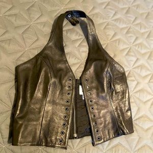 Wilson leather vest/tank top